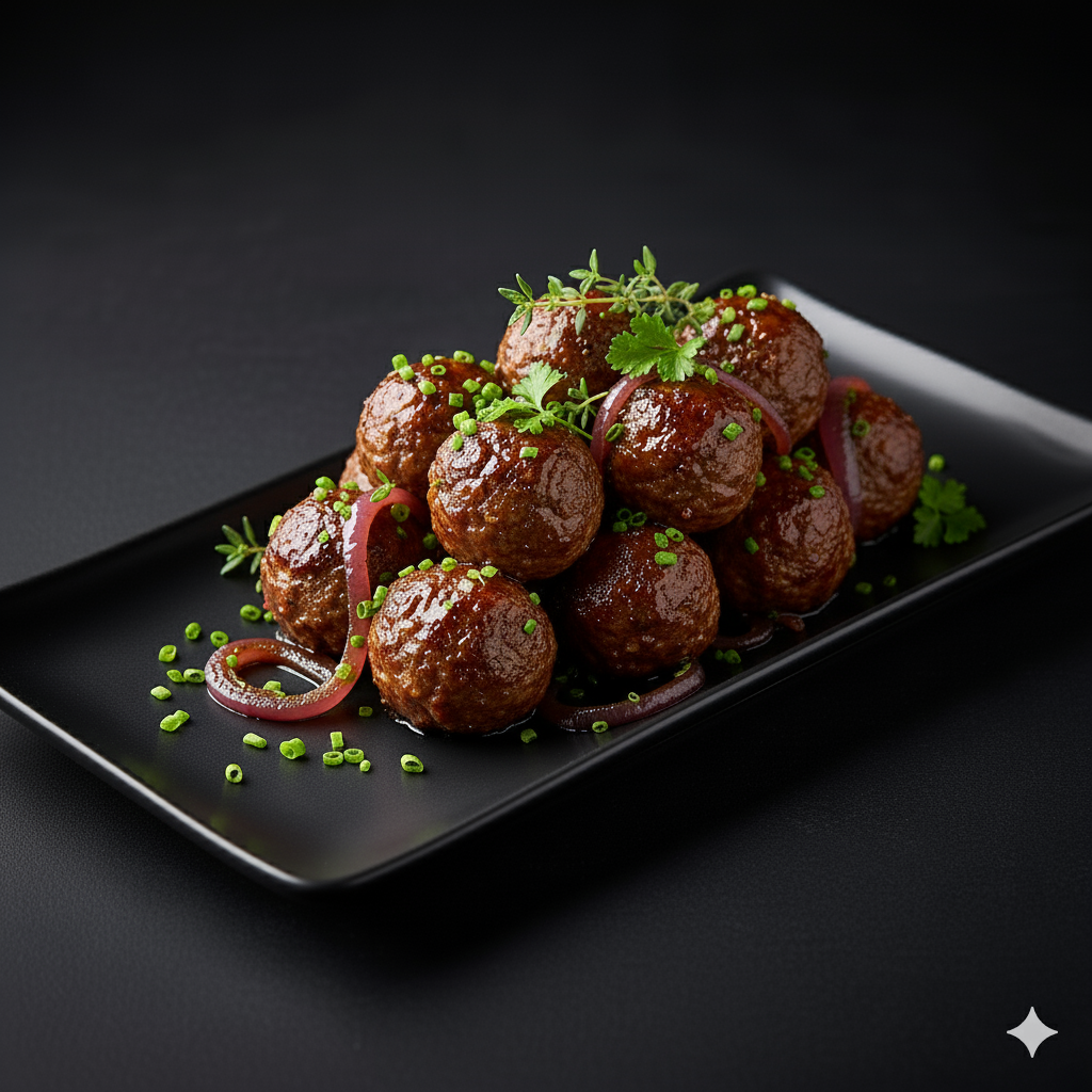 Meatballs W/onions