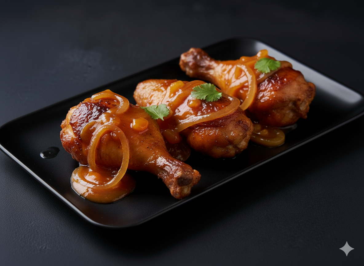 Chicken W/onions Apricots