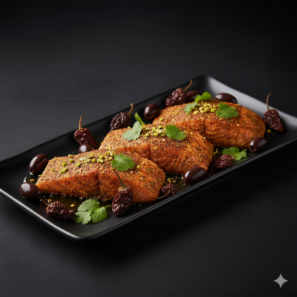 Moroccan Salmon W/kalamata