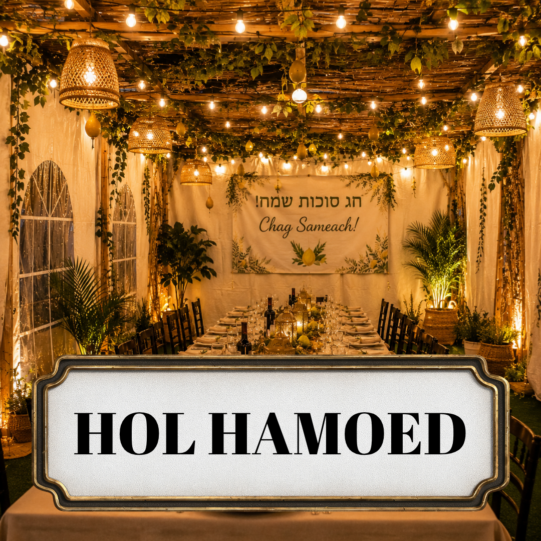 Sunday 28th Sukkot Hol Hamoed Dinner